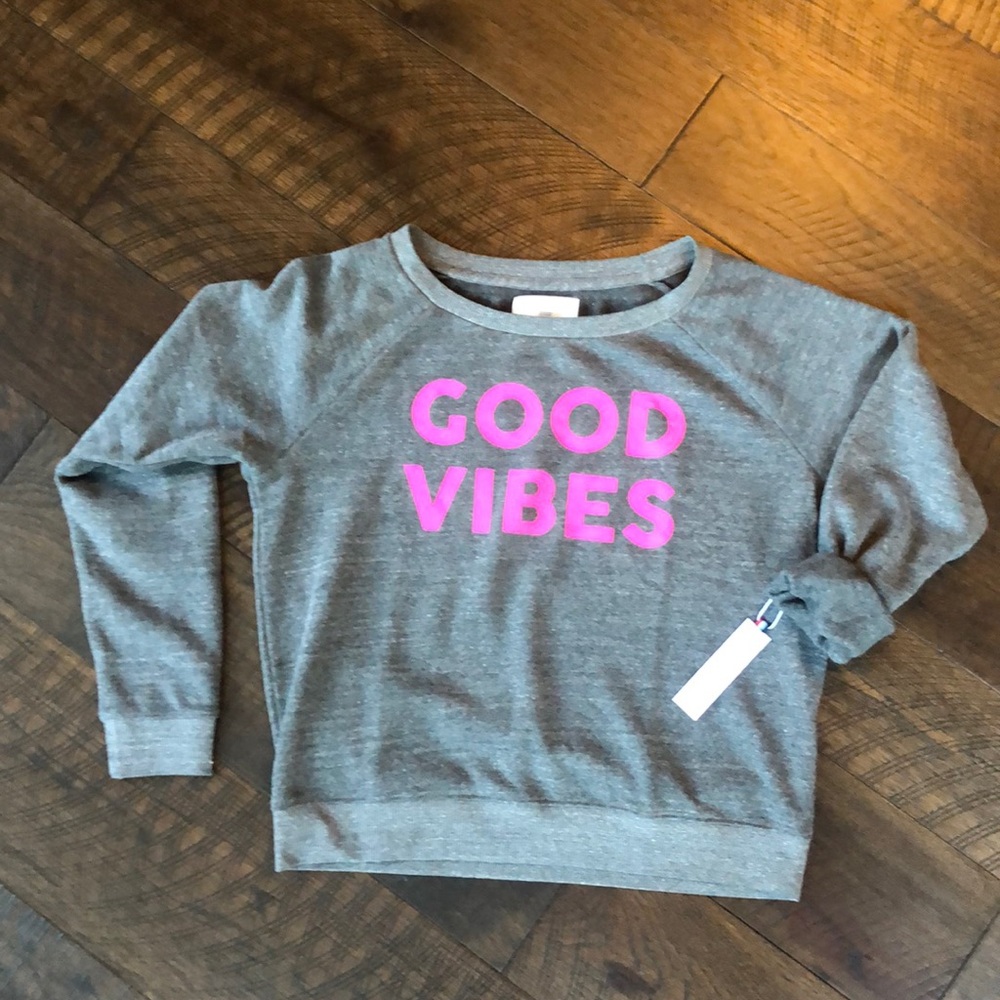SOL ANGELES “Good Vibes” lightweight sweatshirt 💕 NWT!
